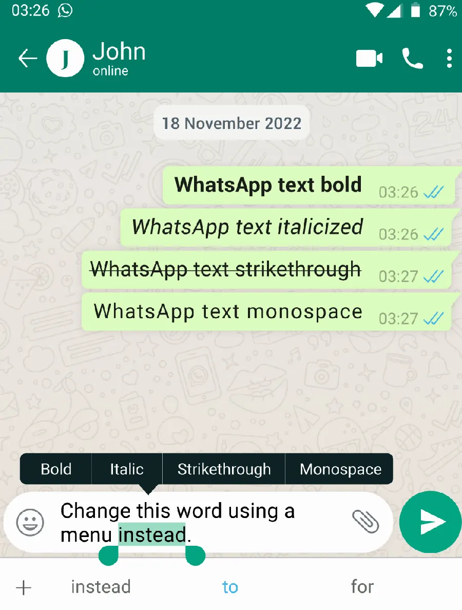 WhatsApp 照片编辑:发送前加标注